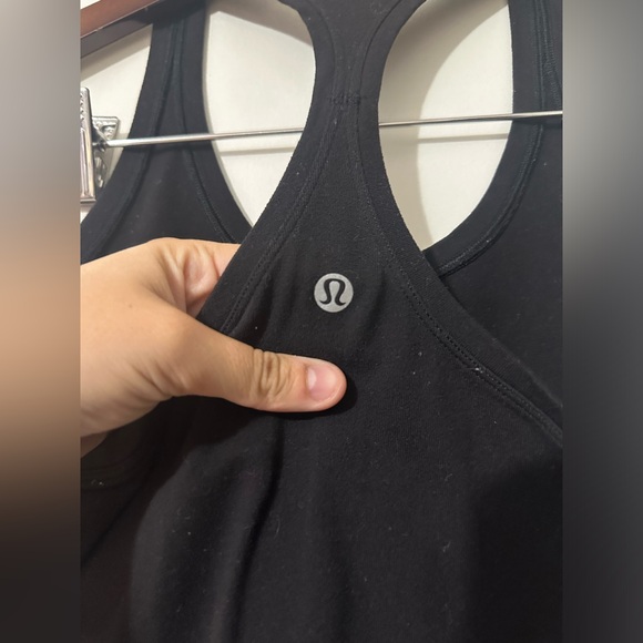 Lululemon Cool Racerback REGULAR Length Black Size 8 - Picture 5 of 6